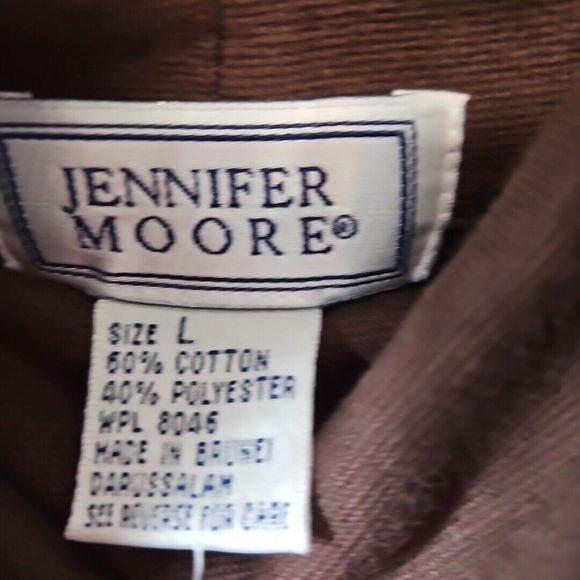 Jennifer Moore Women's sz LG Brown Turtleneck Top NEW - Picture 5 of 9